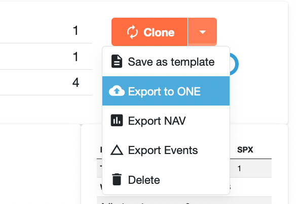 Export to OptionNet Explorer